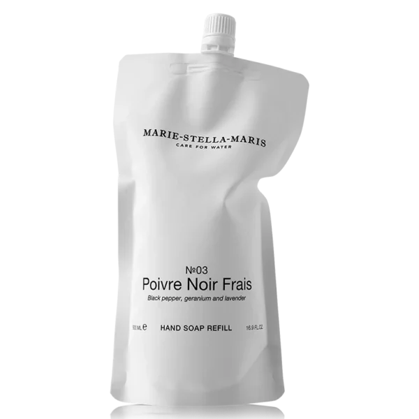 8718546669620_Hand_Soap_Poivre_Noir_Frais_500_ml_packshot_768x960_617d59e1-a874-49dc-9b82-e7ec51cd9601_1296x Hand Soap REFILL 500 ml