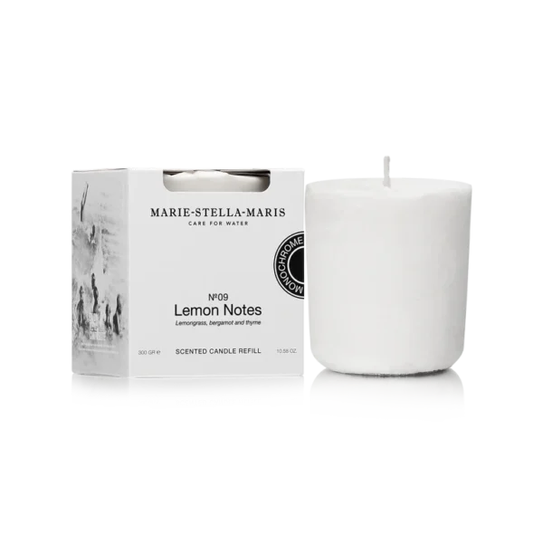 8720701165823ScentedCandleRefillLemonNotes300grsecondary_primarypackshot768x960_1296x Geurkaars REFILL 300 gr No.09 Lemon Notes