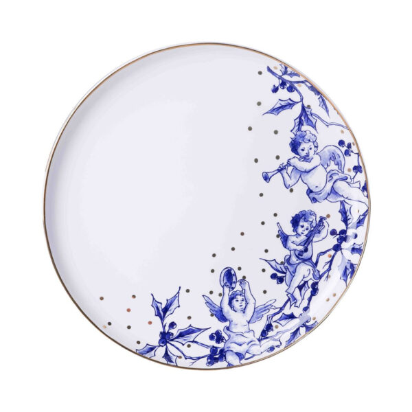 Dinerbord Kerstengel - Porselein - 26,5 cm