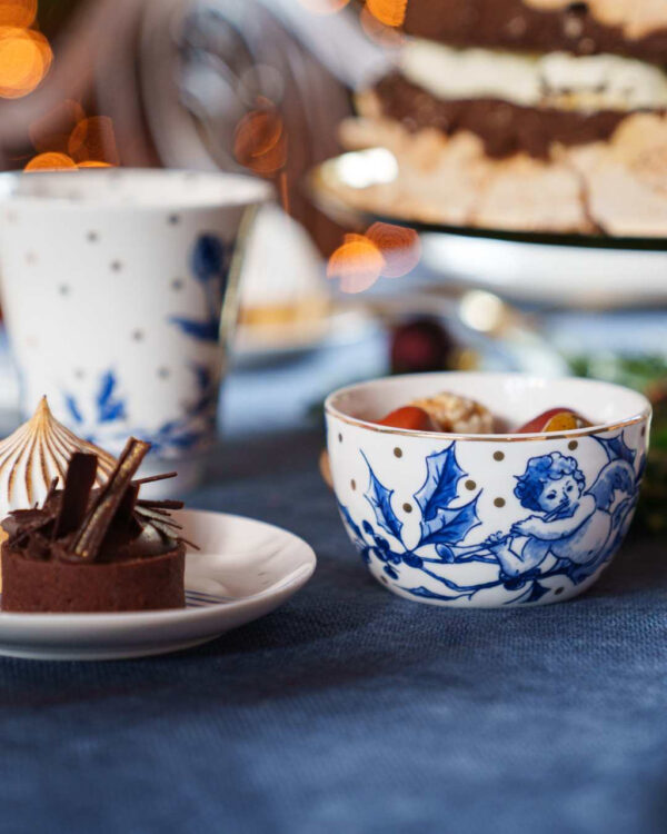 Dipschaaltje Kerstengel - Porselein - 150 ml